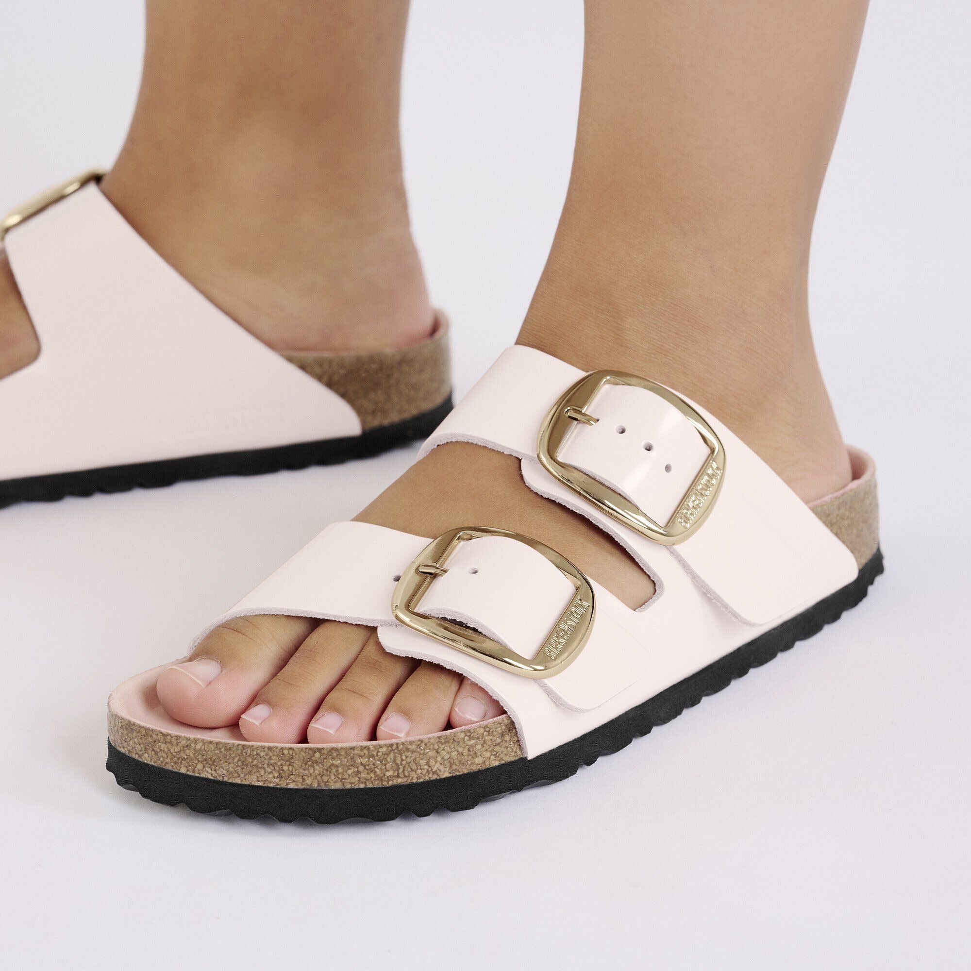 Arizona Big Buckle | High-Shine Patent Leather | Light Rose - Image 3