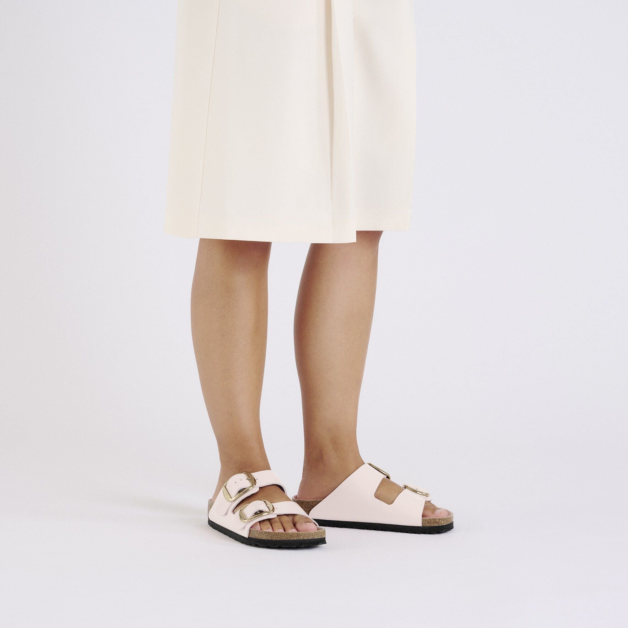 Arizona Big Buckle | High-Shine Patent Leather | Light Rose - Image 2