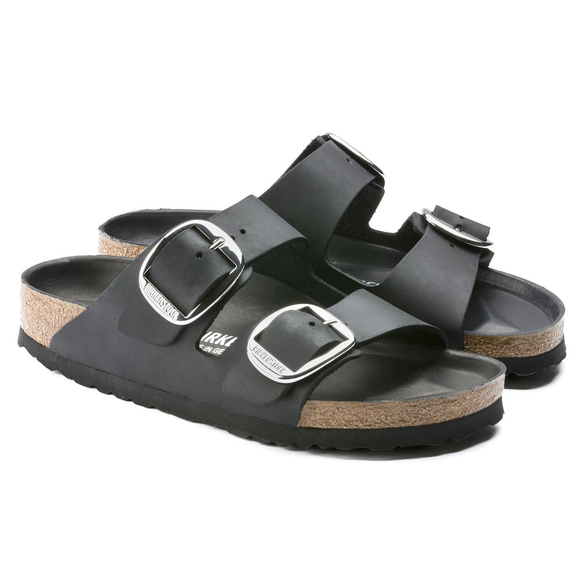 Arizona Big Buckle | Oiled Leather | Black