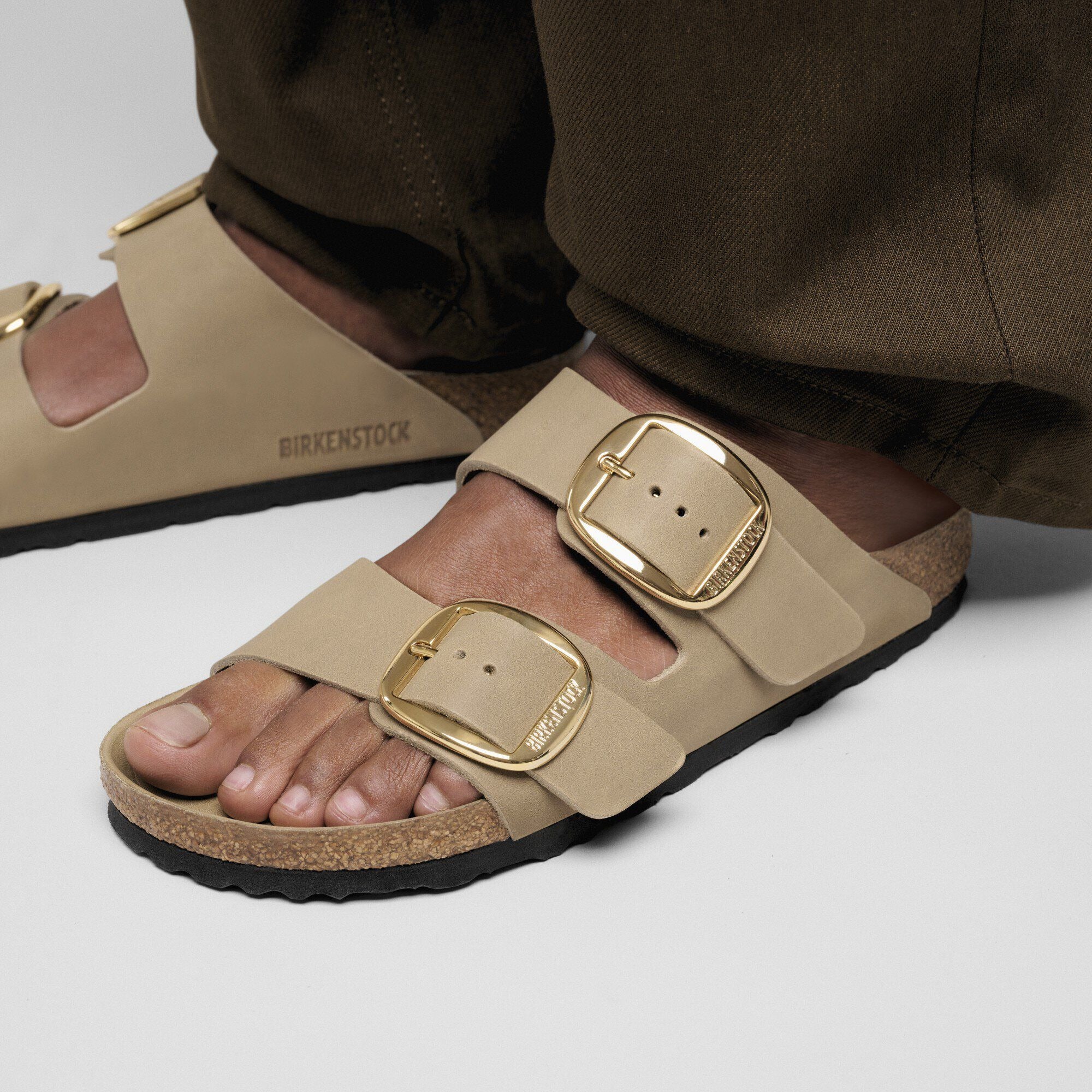 Arizona Big Buckle | Oiled Leather | Tobacco Brown - Image 2
