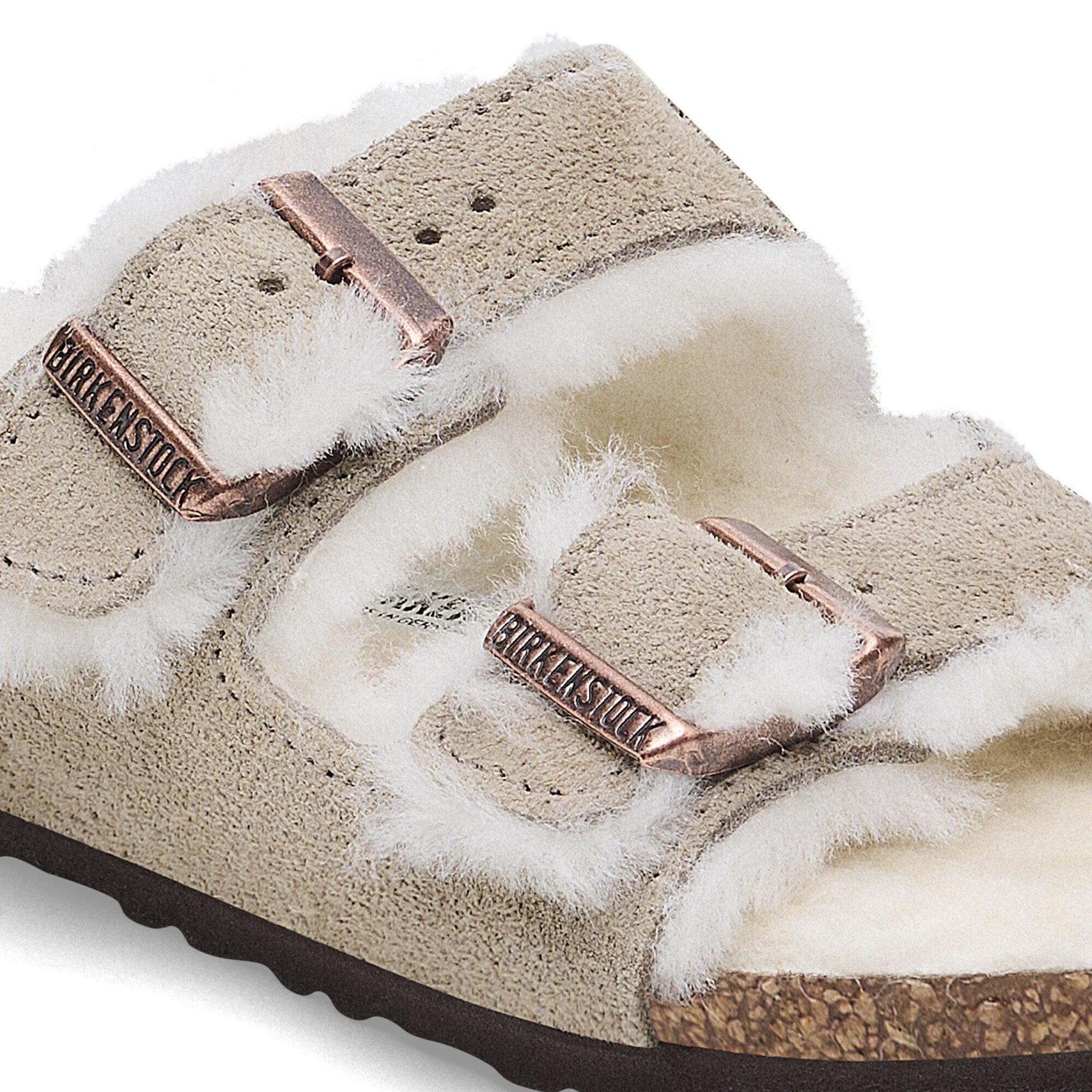 Arizona Shearling | Kids | Suede | Taupe - Image 6