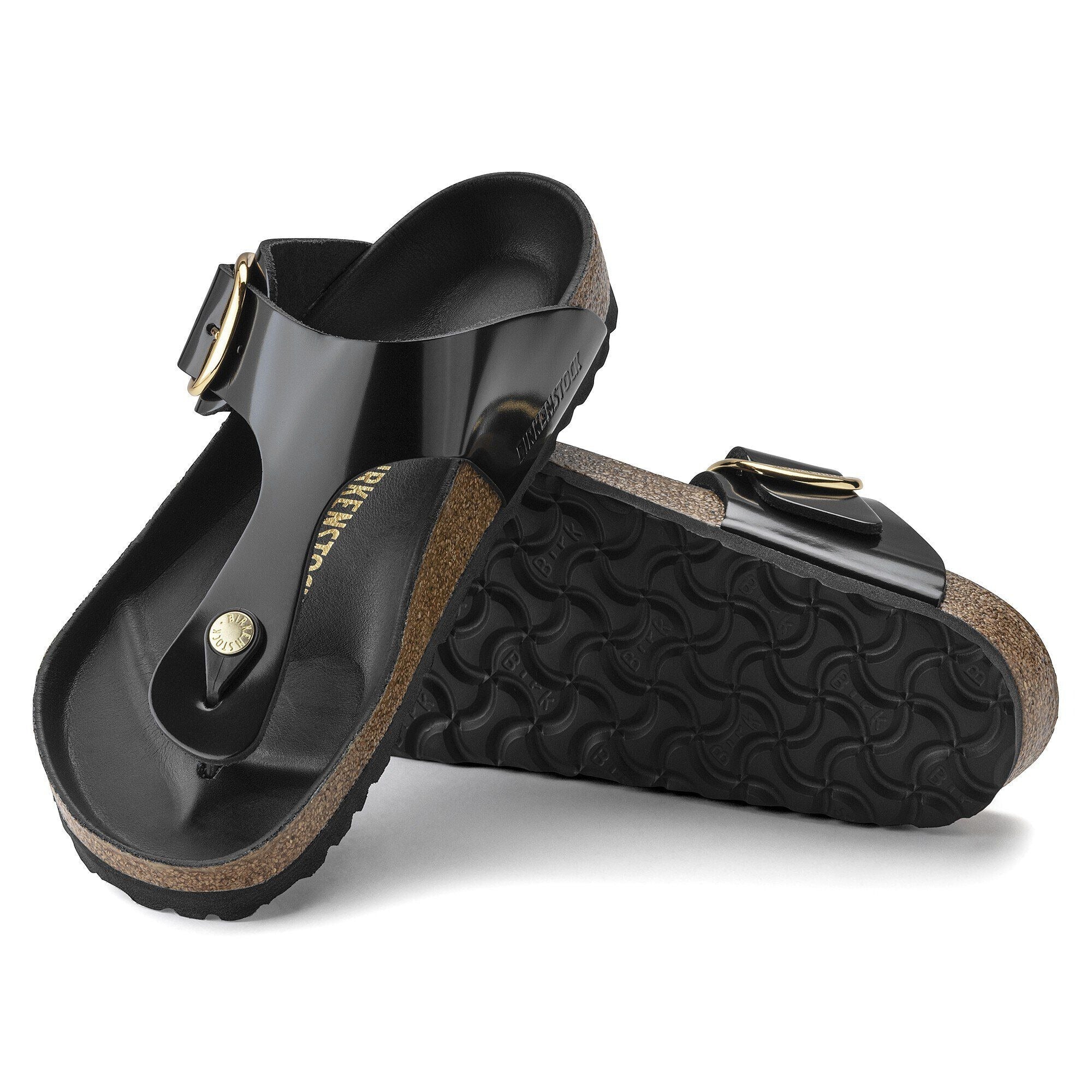 Gizeh Big Buckle | High-Shine Patent Leather | Black - Image 6
