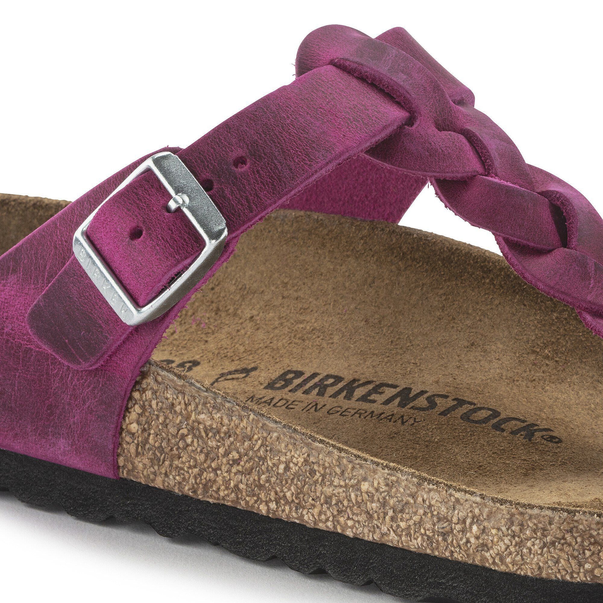 Gizeh Braided | Oiled Leather | Festival Fuchsia - Image 7
