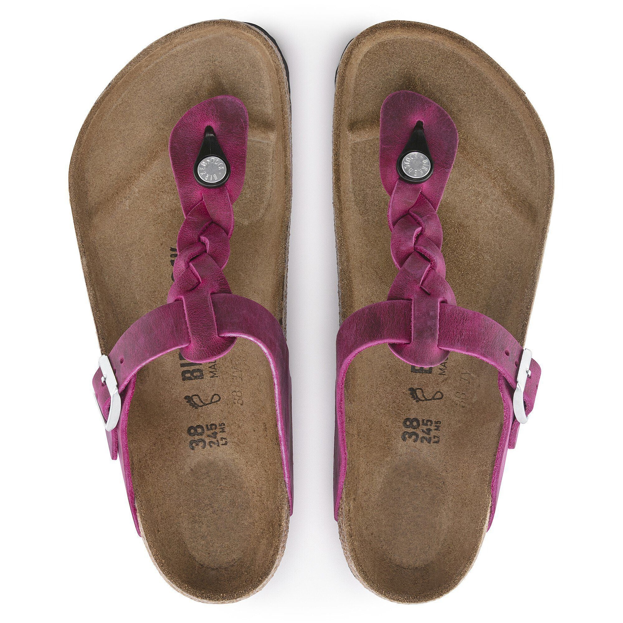 Gizeh Braided | Oiled Leather | Festival Fuchsia - Image 4