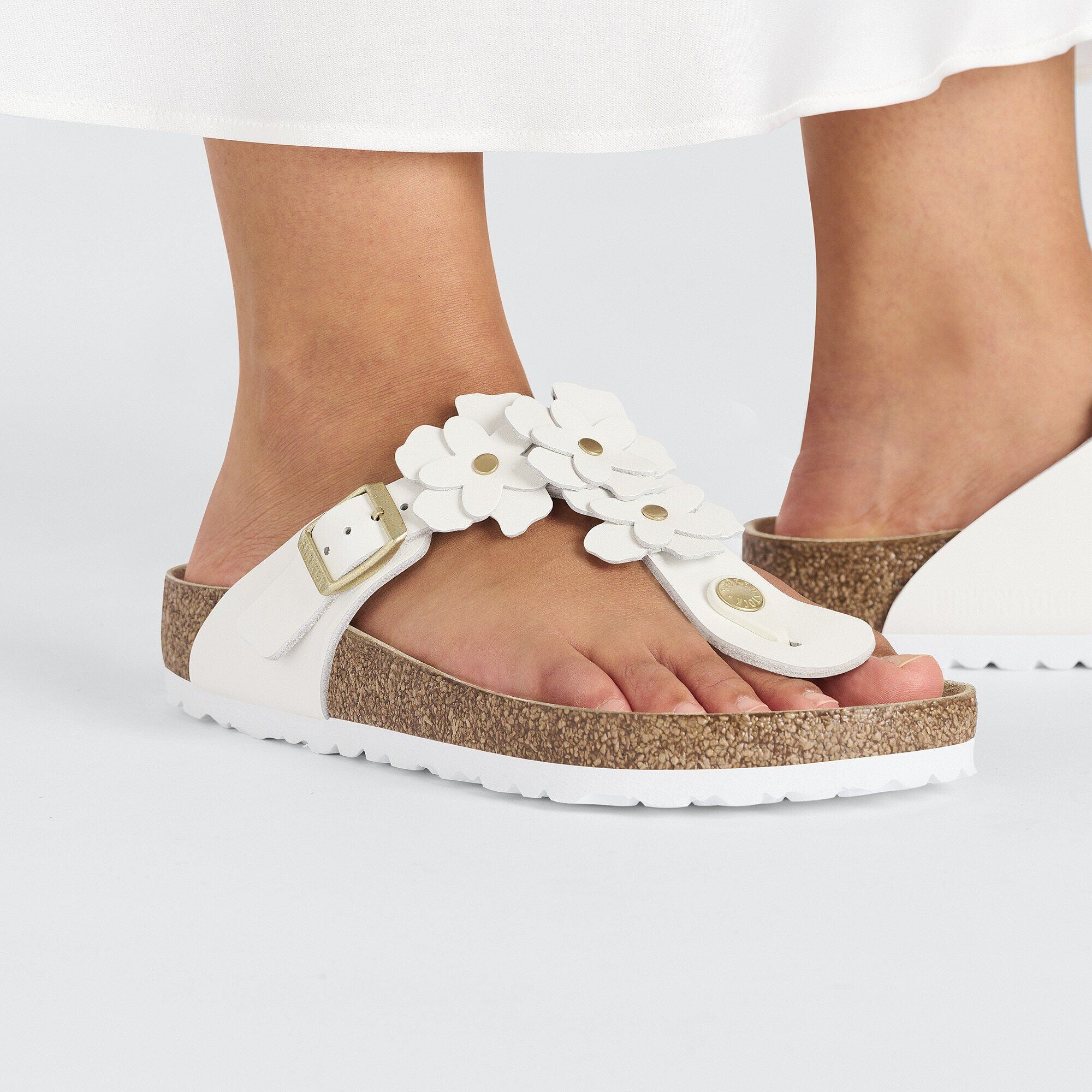 Gizeh Flower | Leather | White - Image 2